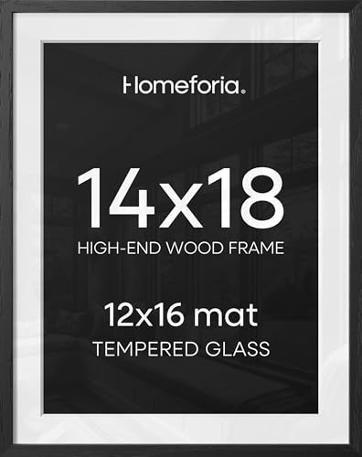14x18 Black Oak Picture Frame