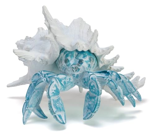 Hermit Crab with Shell Beach Coastal Statue for Home Shelf Decor (500 Count)