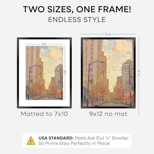 9x12 Black Picture Frame