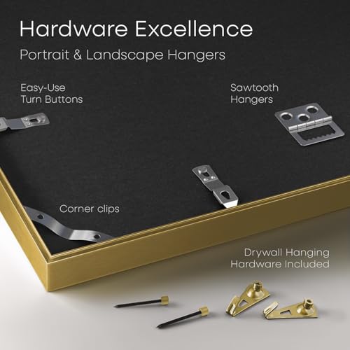 15x18 Gold Diploma Frame (2 Count)