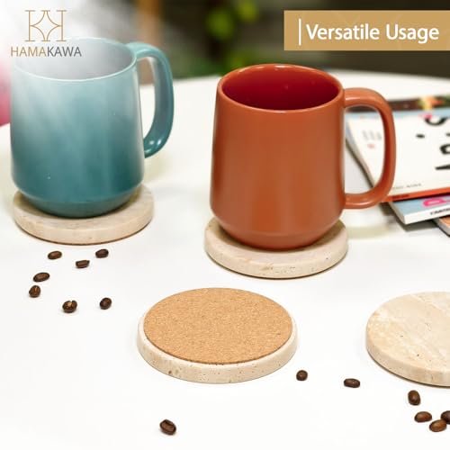 Turkish Natural Marble Coasters Set of 4 (4 Count)