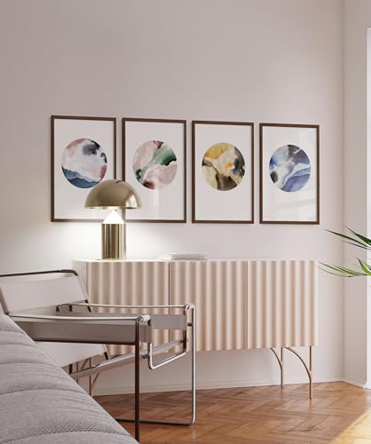 20x30 Walnut Oak Frame Set of 4 (4 Count)