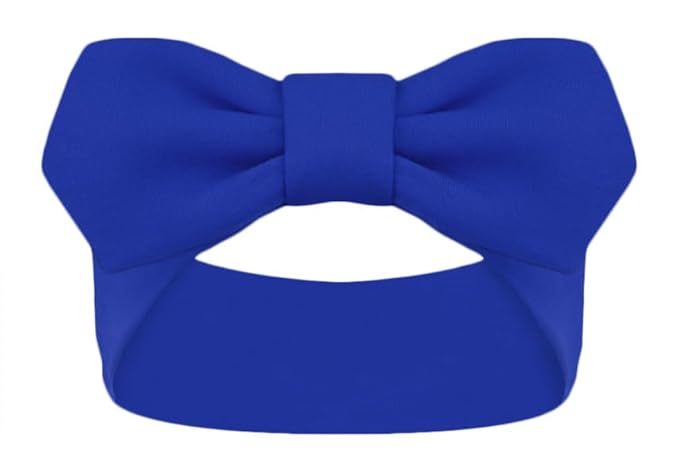 Creative Knitwear Pitt Panthers Infant Girls Royal Solid Hair Knot Headband Embroidered Logo - Size Newborn - 4T