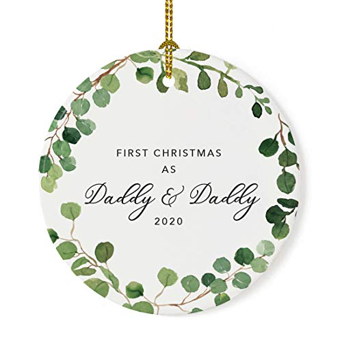Custom Year Round Ceramic Porcelain Christmas Tree Ornament Keepsake Collectible Gift