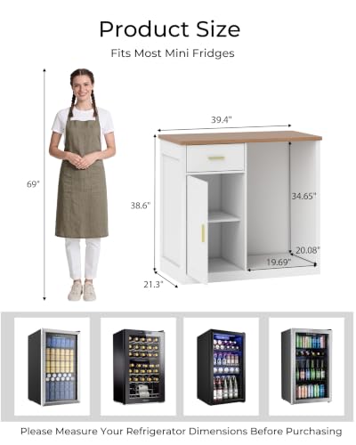 Mini Fridge Cabinet