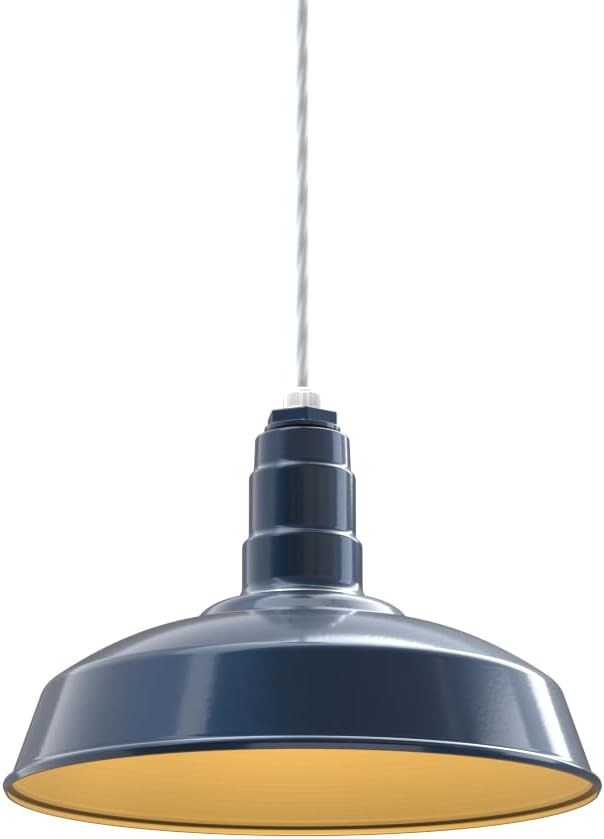 Steel Lighting Co. Carson Barn Light | Ceiling Mounted Pendant | 16 inch Dome |