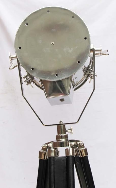Decorative Spotlight Lamp Floor Retro Studio Tripod Searchlight Lamp Electric