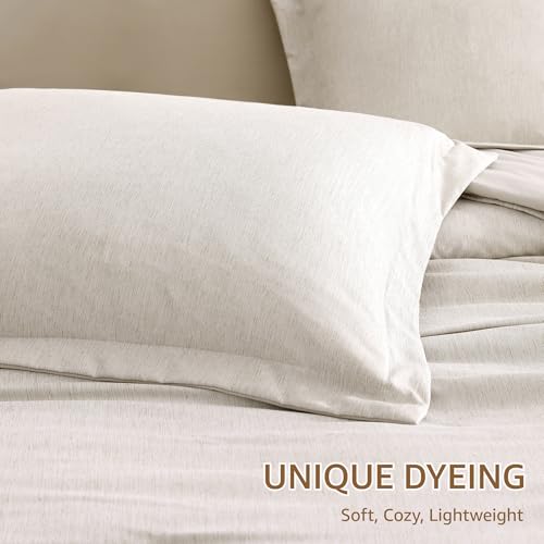 Full Size Comforter Set 7 Pieces Oatmeal Beige Bed in a Bag