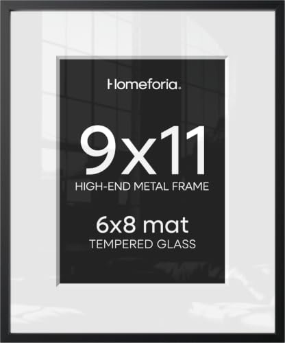 9x11 Black Picture Frame (2 Count)