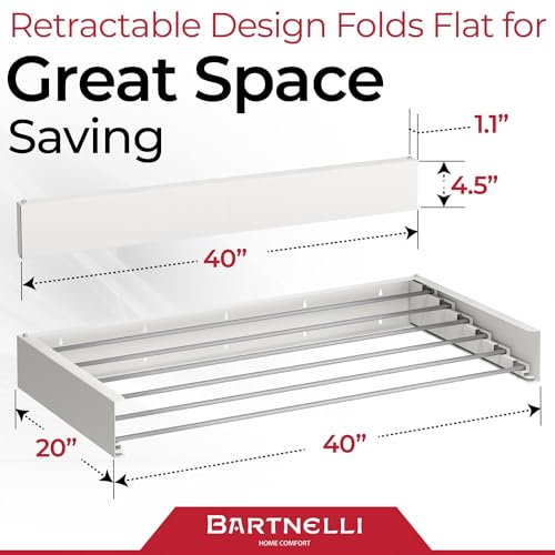 Wall Mounted Laundry Drying Rack for Clothes
