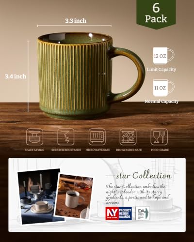 Coffee Mug Set of 6 (72 Count)