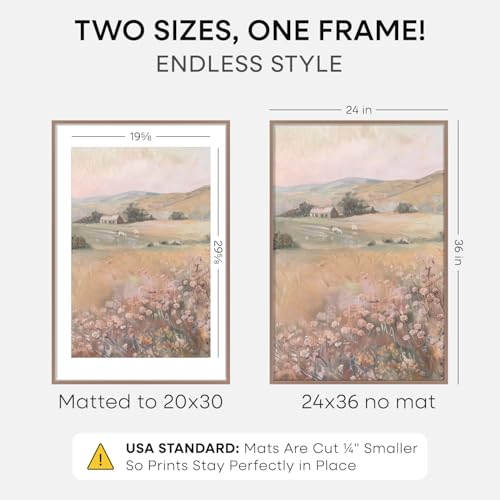 24x36 Mocha Poster Frame