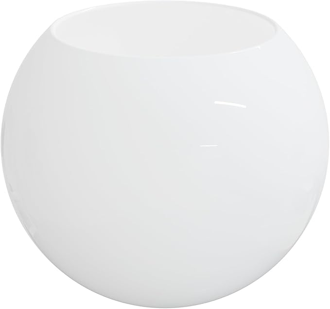 KASTLITE 16" White Acrylic Lamp Post Globe | Smooth Textured