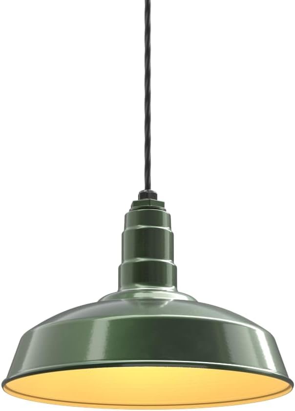 Steel Lighting Co. Carson Barn Light | Ceiling Mounted Pendant | 16 inch Dome |