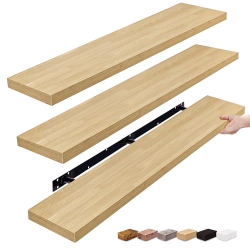 Floating Shelves for Wall Storage (3 Count)