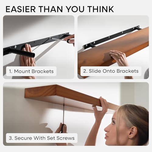 36 Inch Floating Shelves (4 Count)