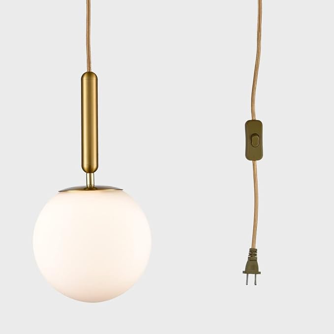 DIRYZON Mid Century Plug in Pendant Lighting