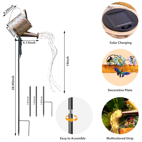 Solar Watering Can Light