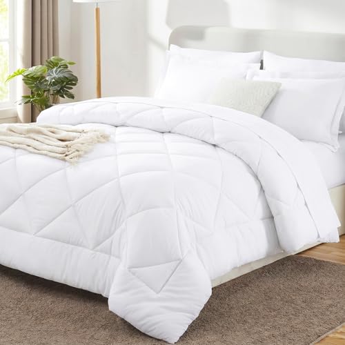 King Size Comforter Set White