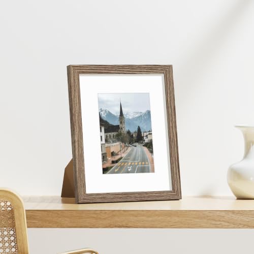 8x10 Picture Frames Set of 9 for Wall Mount or Tabletop (9 Count)