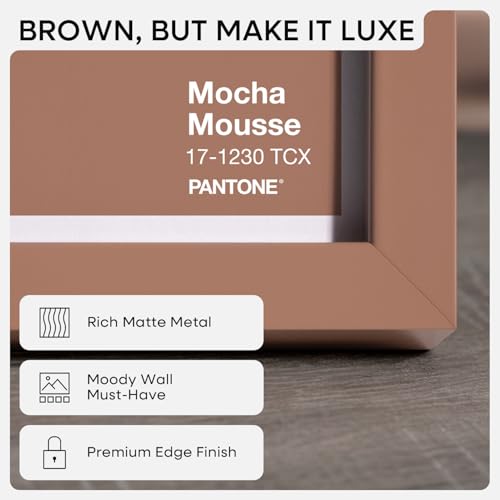 8x24 Mocha Panoramic Picture Frame