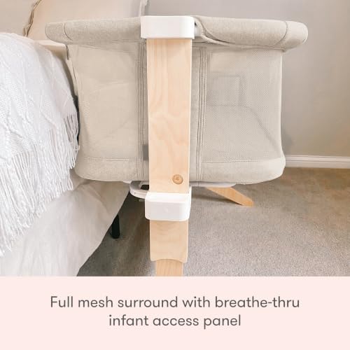Bassinet & Bedside Sleeper with Mattress & Sheet