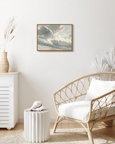 Framed Canvas Wall Art Vintage Decor
