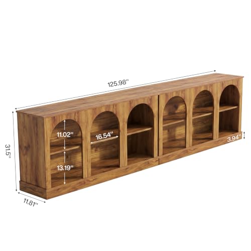 10.5FT Extra Long Arched Console Table Set of 2 (2 Count)
