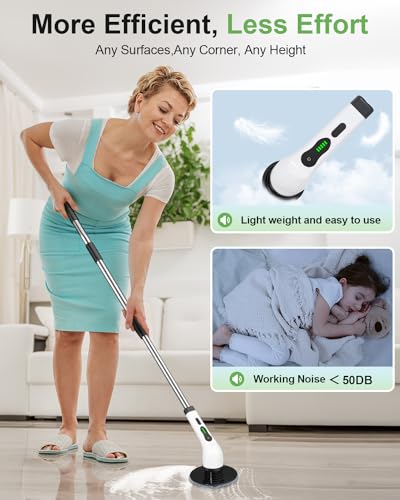Cordless Electric Spin Scrubber