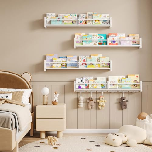 34Inch Nursery Bookshelves (4 Count)