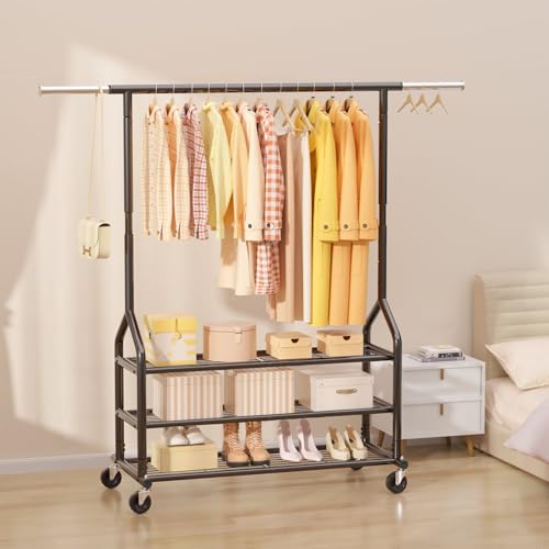 Heavy Duty Clothes Rack Load 556 LBS