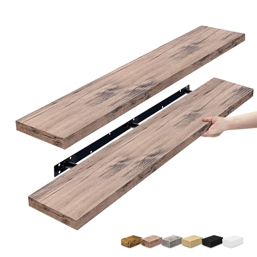 Floating Shelves for Wall Storage (2 Count)