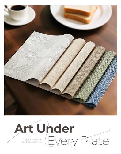 Light Brown Placemats Set of 12 (12 Count)