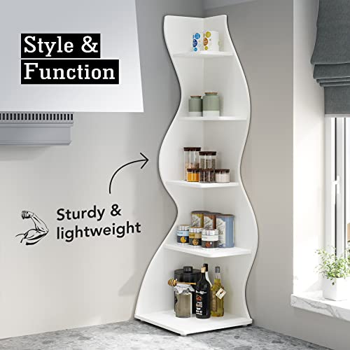 Corner Shelf Modern 5 (2 Count)
