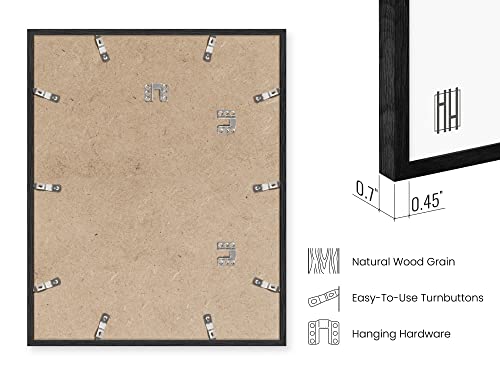 16x20 Black Oak Frame Set of 3 (3 Count)