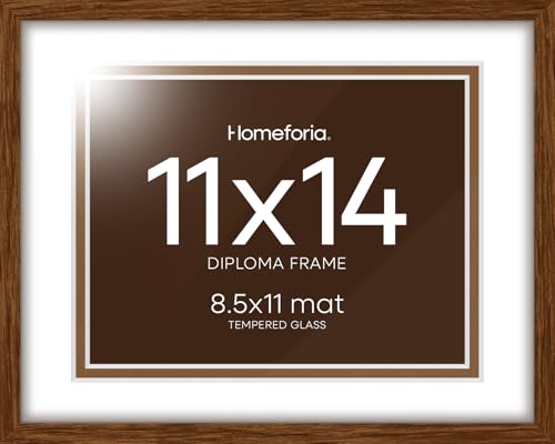 11x14 Brown Oak Diploma Frame (3 Count)