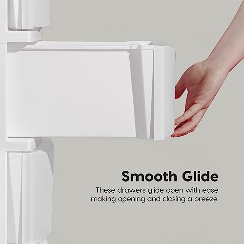4 Drawer Slim Narrow Storage Organizer