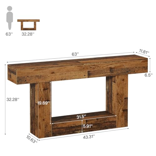 63" Console Table