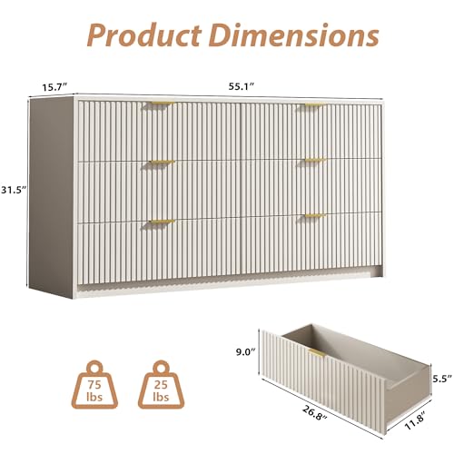 6 Drawer Dresser for Bedroom