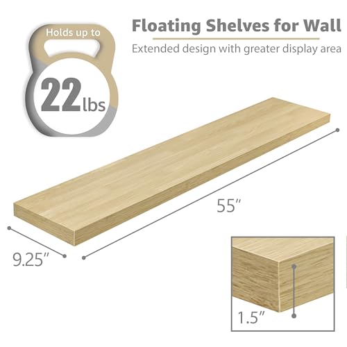 Floating Shelves for Wall Storage (2 Count)