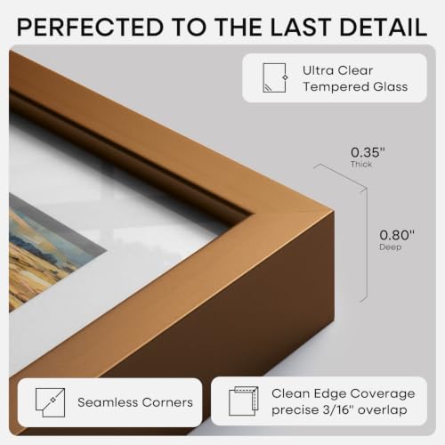 9x11 Bronze Picture Frame (2 Count)