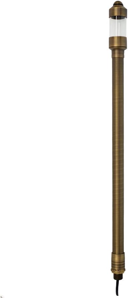 VOLT Flat Hat 12V Brass Path Light