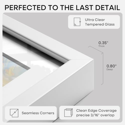 10x30 White Picture Frame (2 Count)