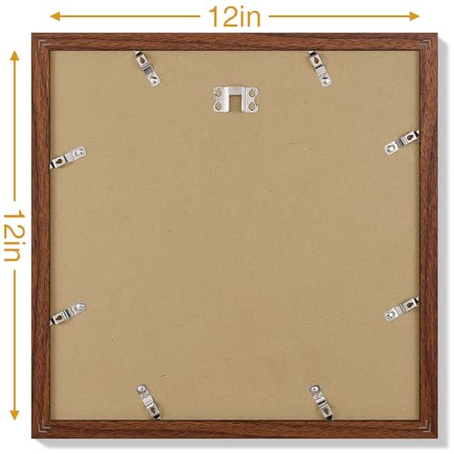 12x12 Picture Frames Set of 9 for Wall Mounting (9 Count)