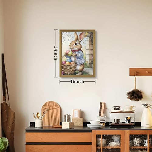 Framed Easter Bunny Wall Art