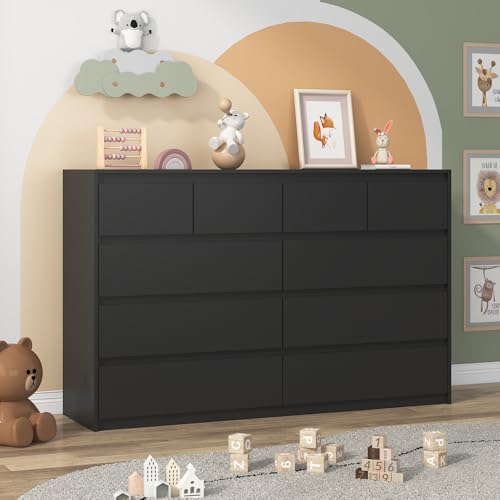 Black Malm Dresser for Bedroom