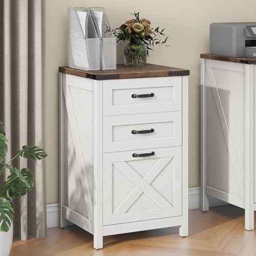 Vertical File Cabinet with 3 Drawers
