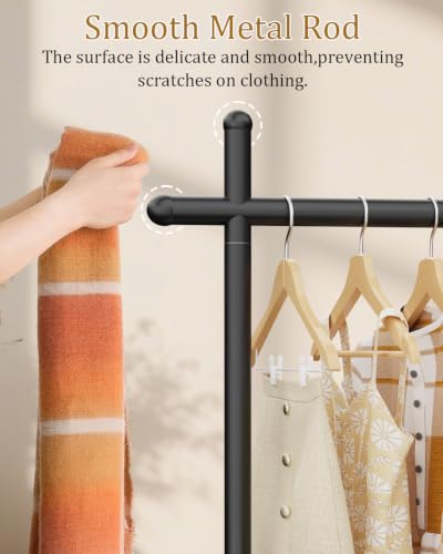 Coat Racks Freestanding with Natural Rock Base