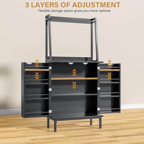 51" Kitchen Baker's Rack with Storage