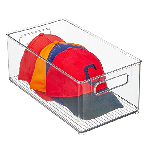 Deep Plastic Storage Organizer Container Bin (4 Count)